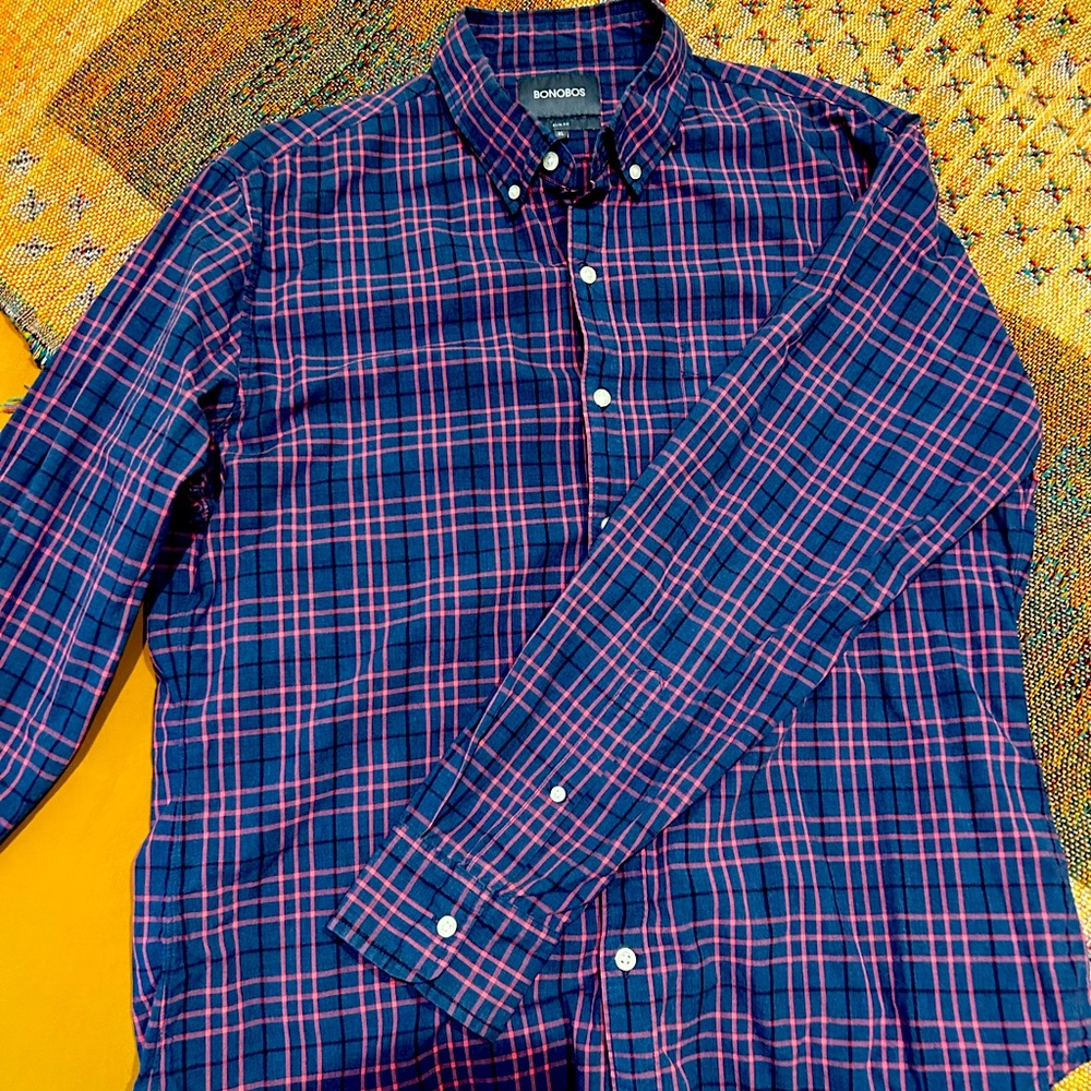 Bonobos size XL shirt slim fit, great fitted look